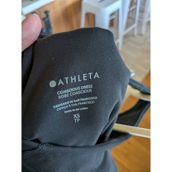 Women's Athleta Black XS Conscious Mini Dress - Picture 5 of 5